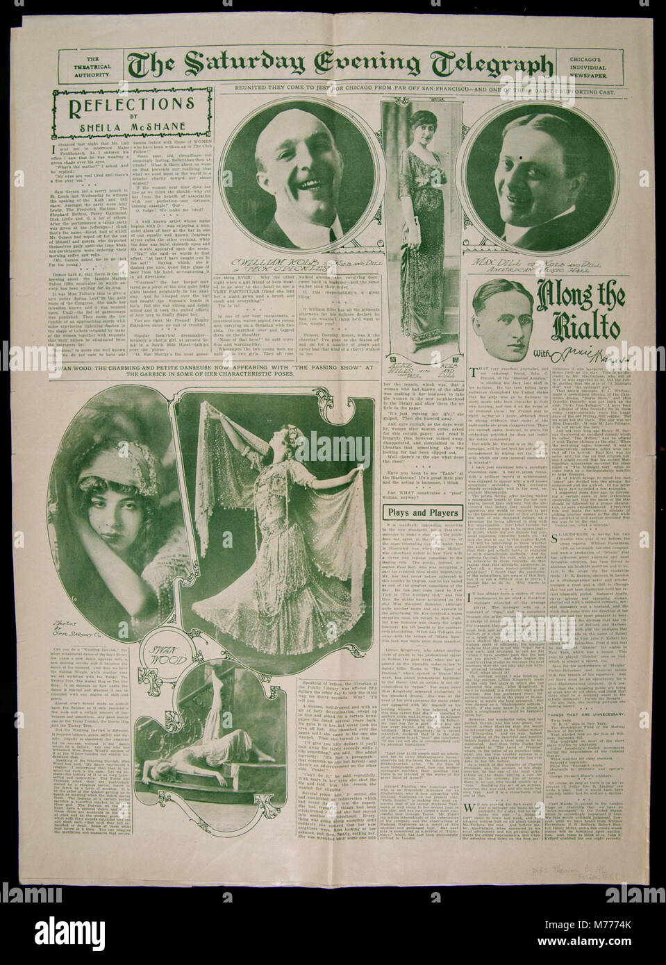 Eine Vintage-Ausgabe des Saturday Evening Telegraph, veröffentlicht am 7. März 1914, die Einblicke in das amerikanische Leben und die Ereignisse des frühen 20. Jahrhunderts bietet. Stockfoto