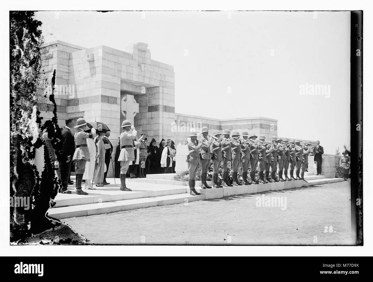 Soldatenfriedhof Weihe, Gaza, 28. April 1925 LOC 08207 matpc. Stockfoto