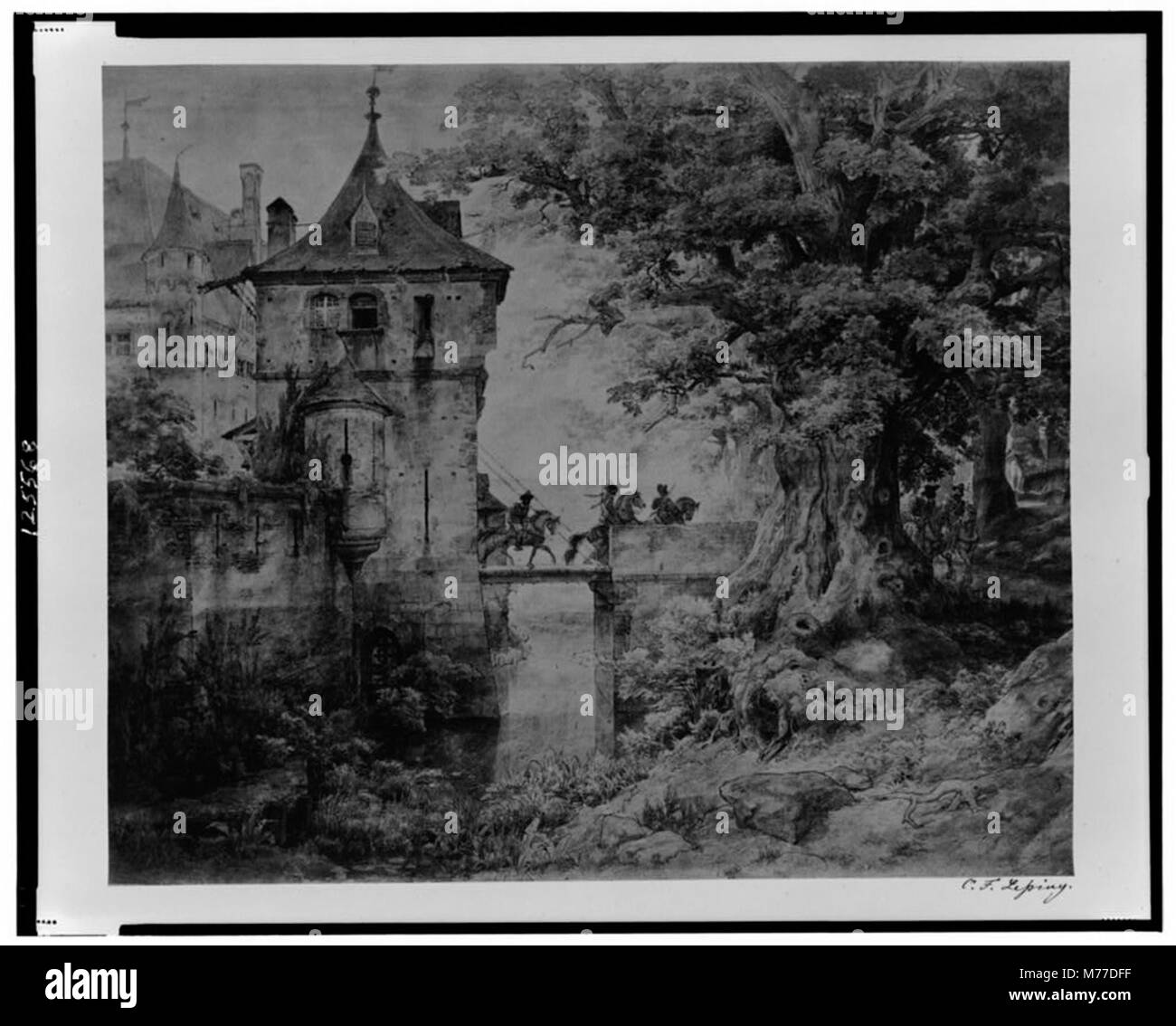 Das Bild zeigt Soldaten in Kostümen aus dem 17. Jahrhundert, die von Wassweburg aus reiten und eine historische Militärszene aus dieser Zeit darstellen. Das Foto zeigt historische Mode und militärische Bräuche des 17. Jahrhunderts. Stockfoto