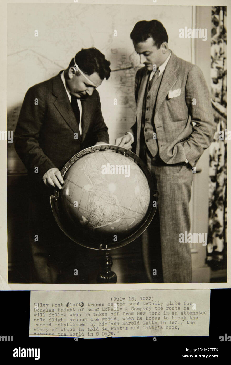 Wiley Post und Douglas Haight (NBY 4910) Stockfoto