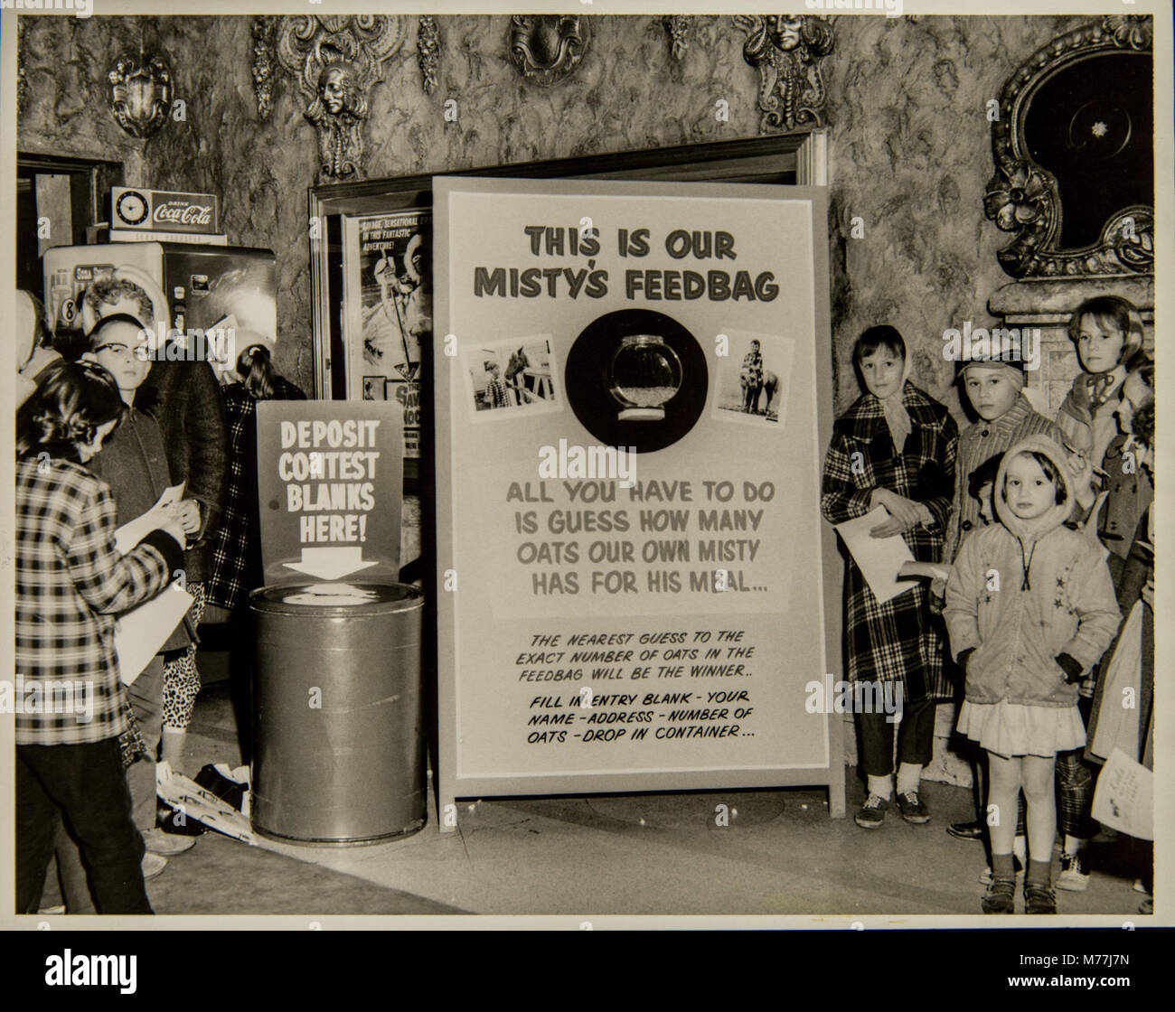 Ein Werbebild für den Film „Misty“, basierend auf dem Buch, das seine Bedeutung in der Populärkultur und seine Adaption für den Film unterstreicht. Stockfoto