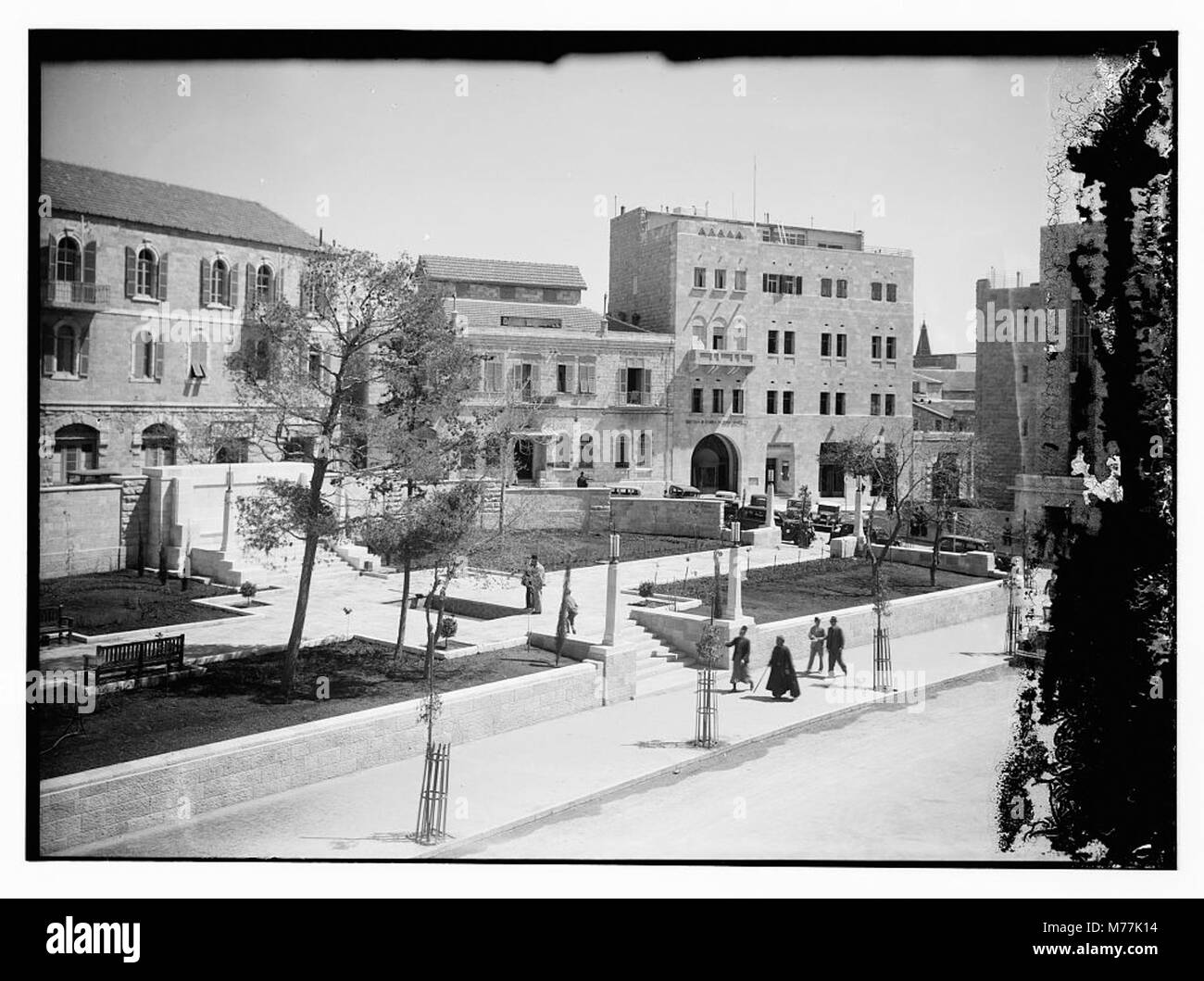Brit. (D. h. Britischen) und ausländische Bibelgesellschaft Gebäude, Aussicht über von Plaza, 1928 LOC matpc.10382 Stockfoto
