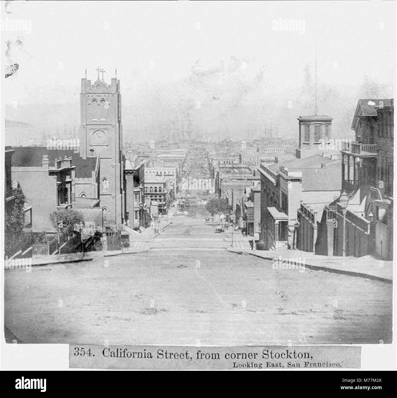 California Street, Ecke Stockton - Blick nach Osten, San Francisco LCCN 2002722236 Stockfoto