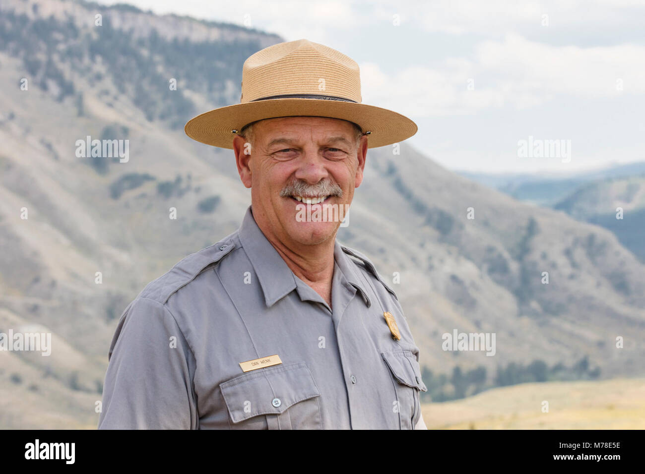 Betriebsleiter Dan Wenk. Stockfoto