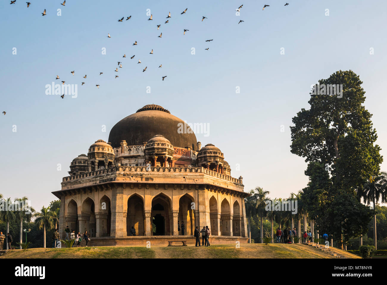 Grab von Muhammad Shah, Lodi Gardens (Lodhi Gärten), New Delhi, Indien, Asien Stockfoto