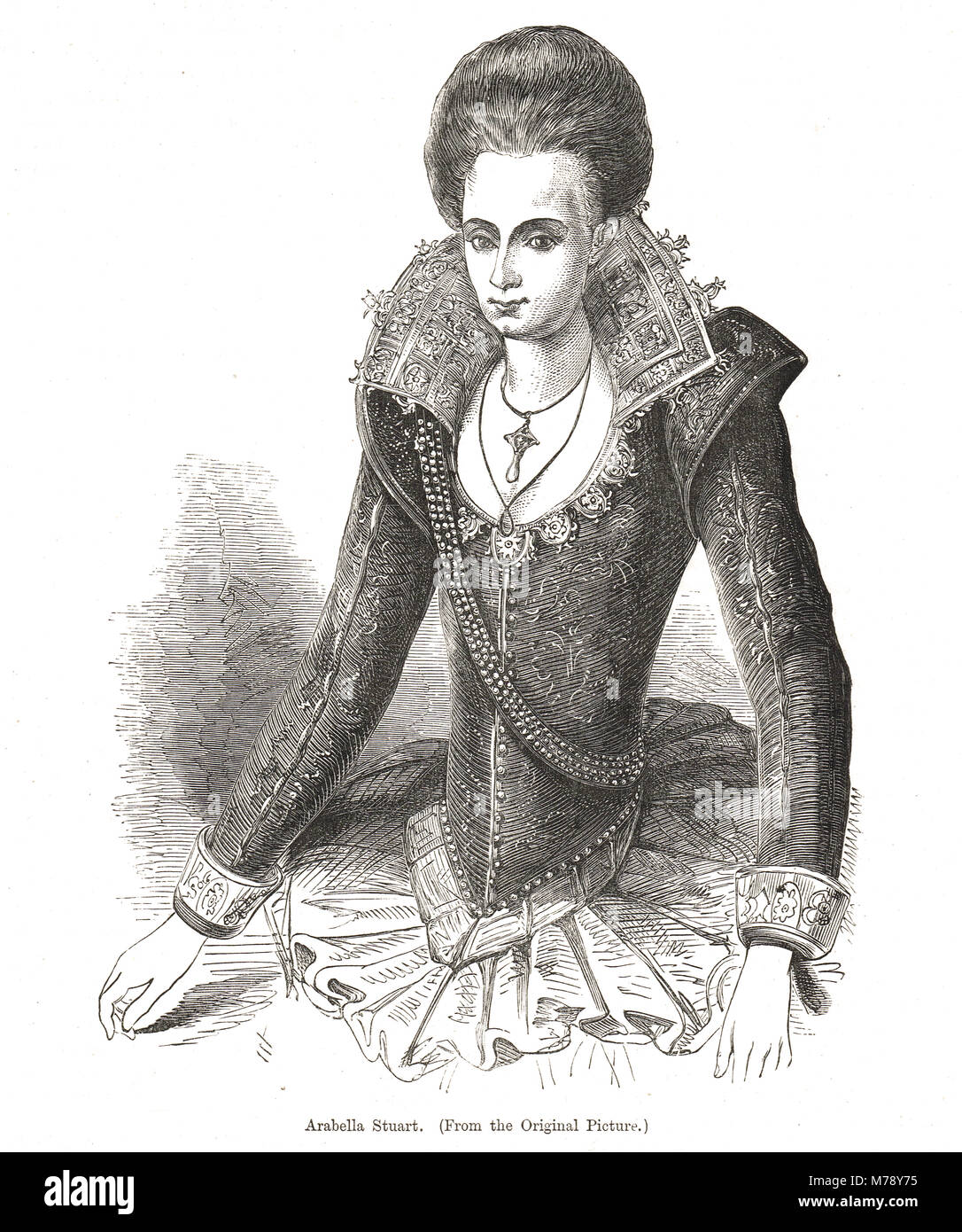 Lady Arabella Stuart, (1575-1615) Stockfoto