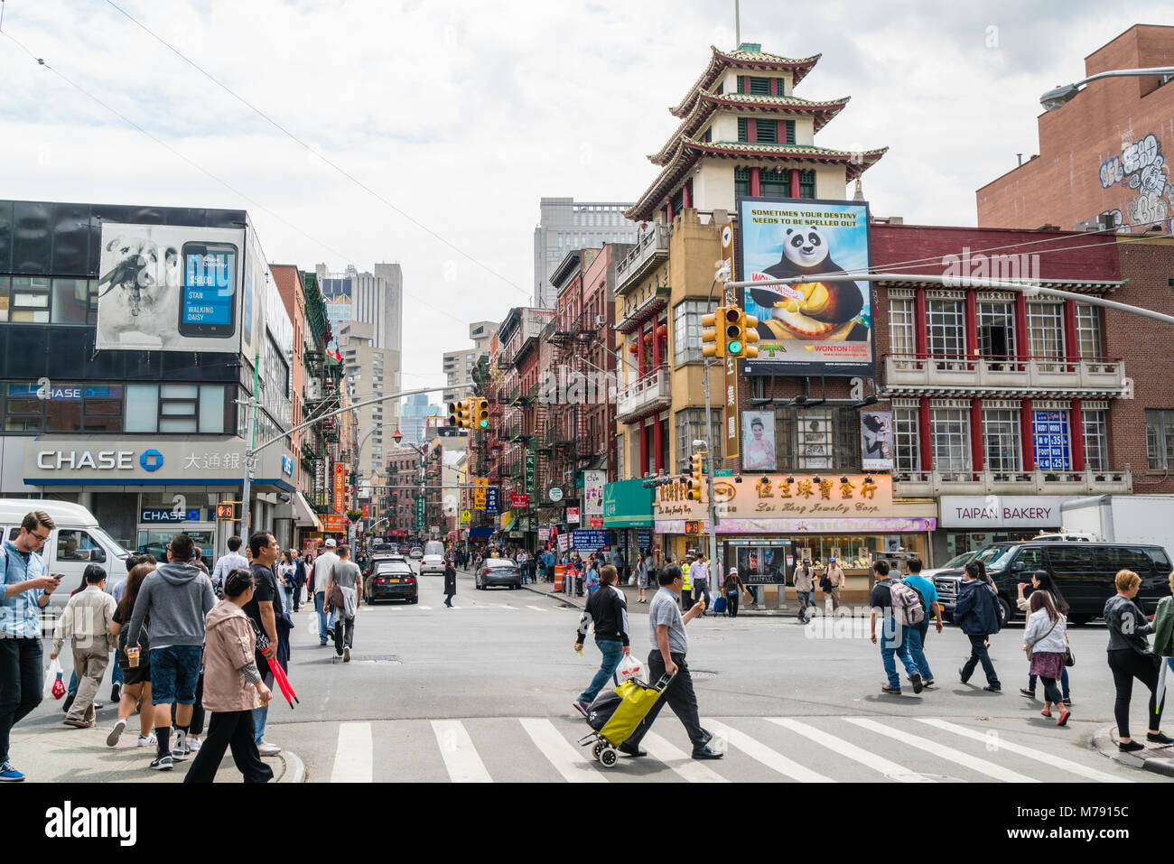 Chinatown, Manhattan, New York City Stockfoto