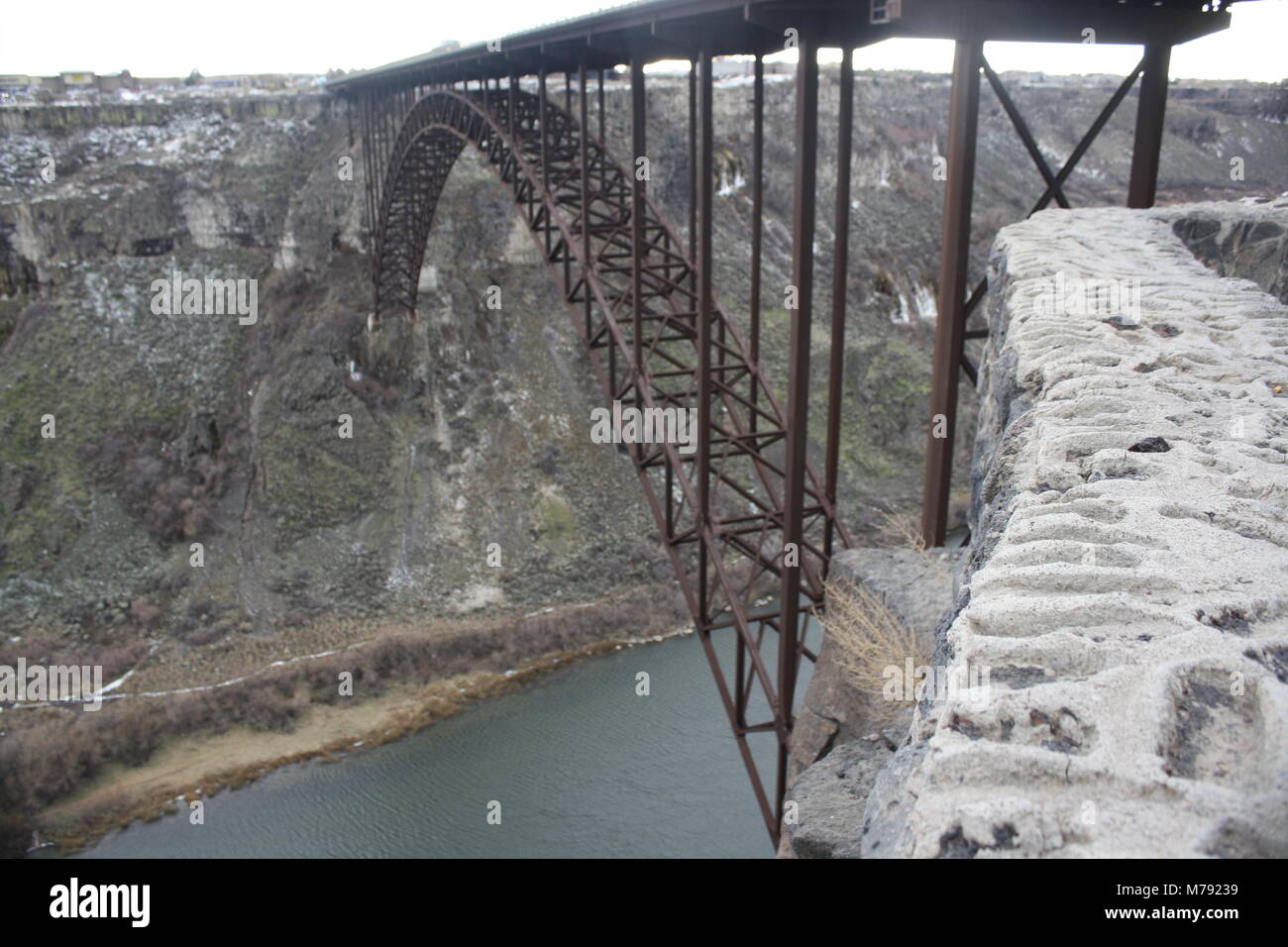 Snake River Bridge Stockfoto