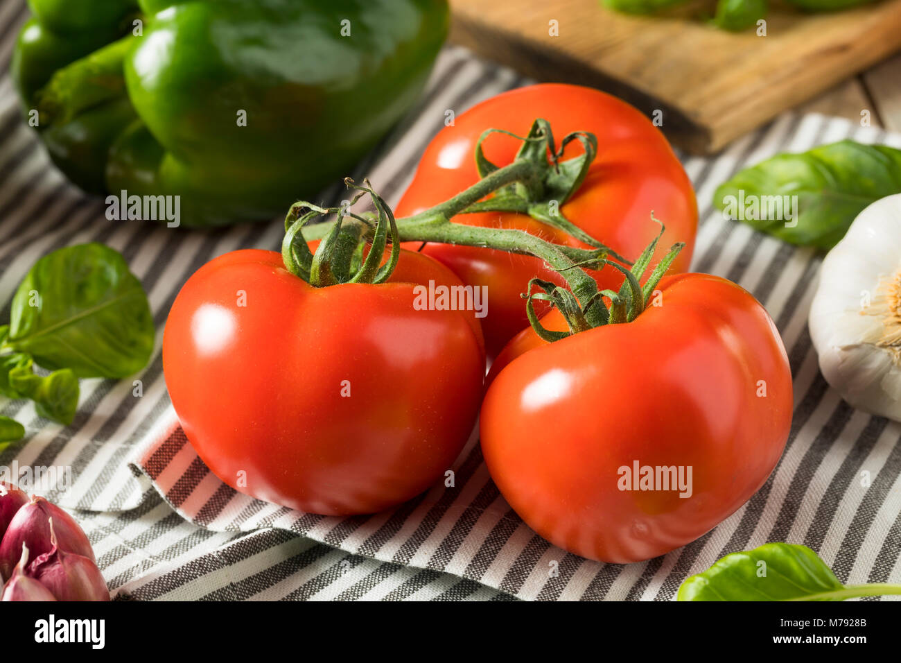 Gesunde organische Italienische Kräuter und pflanzliche Zutaten Stockfoto