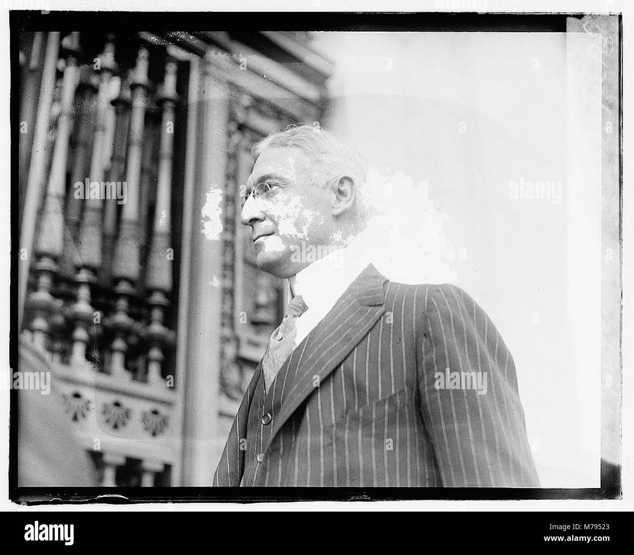 Barney Branch, auch bekannt als Bernard Baruch, auf der Industrial Conference am 6. Oktober 1919, um einen Moment in der amerikanischen Industriegeschichte festzuhalten. Stockfoto