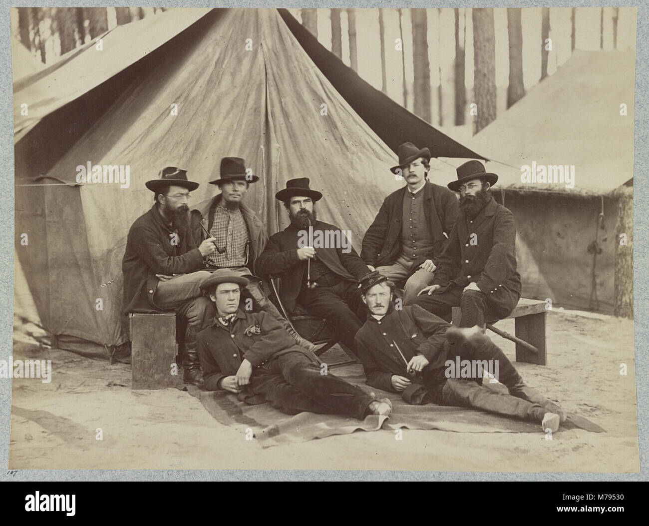 Assistant Ingenieure am Hauptsitz Armee des Potomac, November, 1864 LCCN 2013647868 Stockfoto