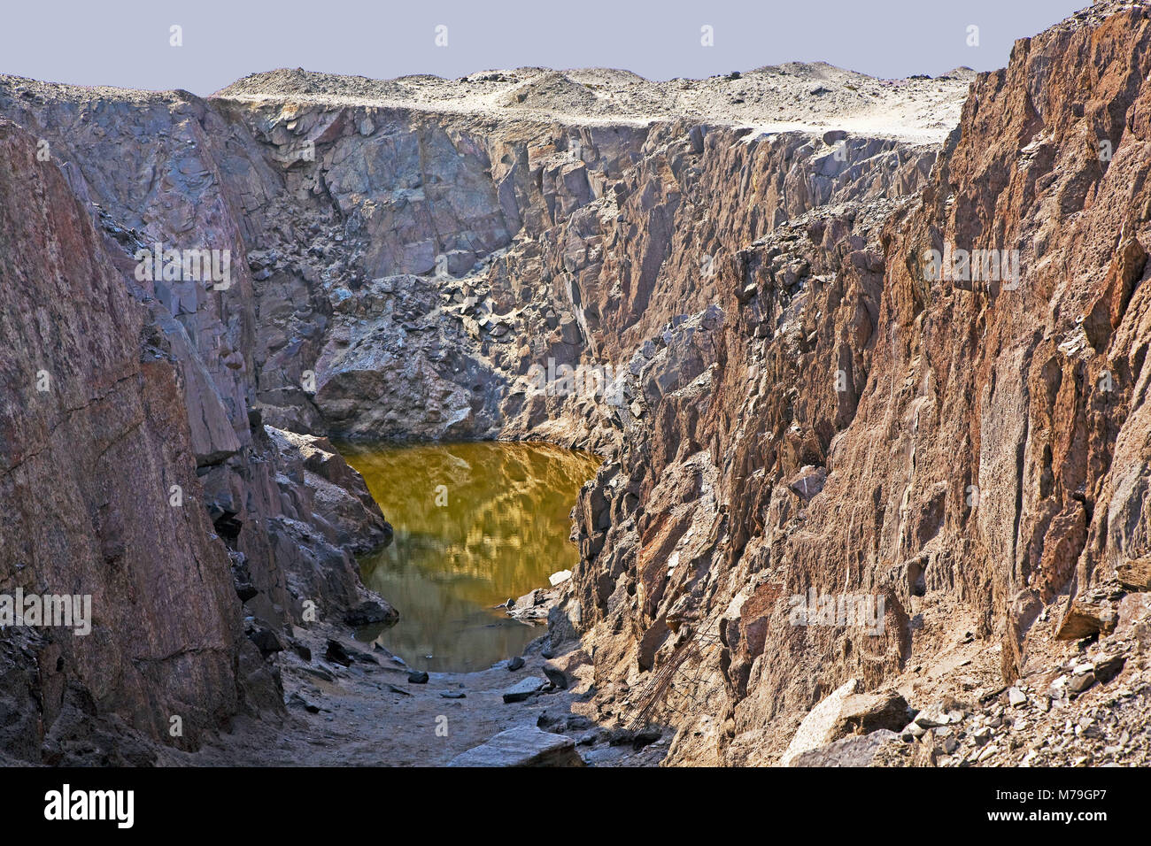 Afrika, Deutsch-Südwest-Afrika, Namib Wüste, Wasser Loch, Namibia, Erongo Region, Namib, Dorob Nationalpark, Naturschutzgebiet, Stockfoto