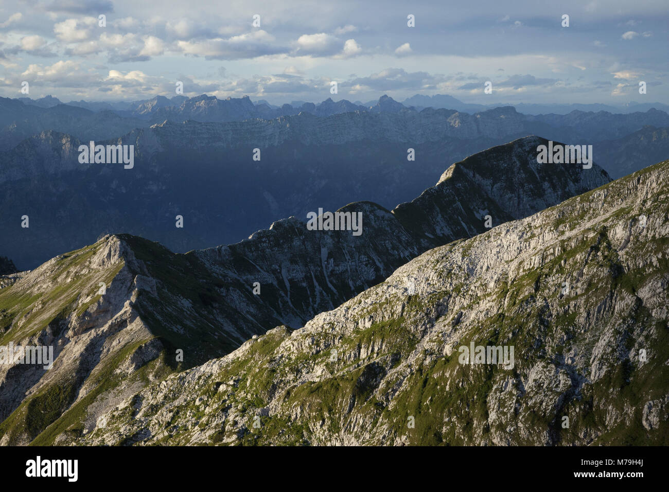 Landschaft in Monte Cavallo, Karnischen Alpen, Venetien, Italien, Stockfoto