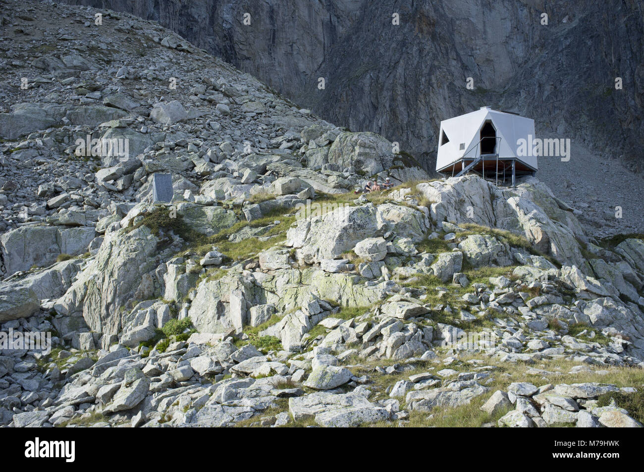 Stockhorn' Biwak, Kanton Wallis, Schweiz, Stockfoto