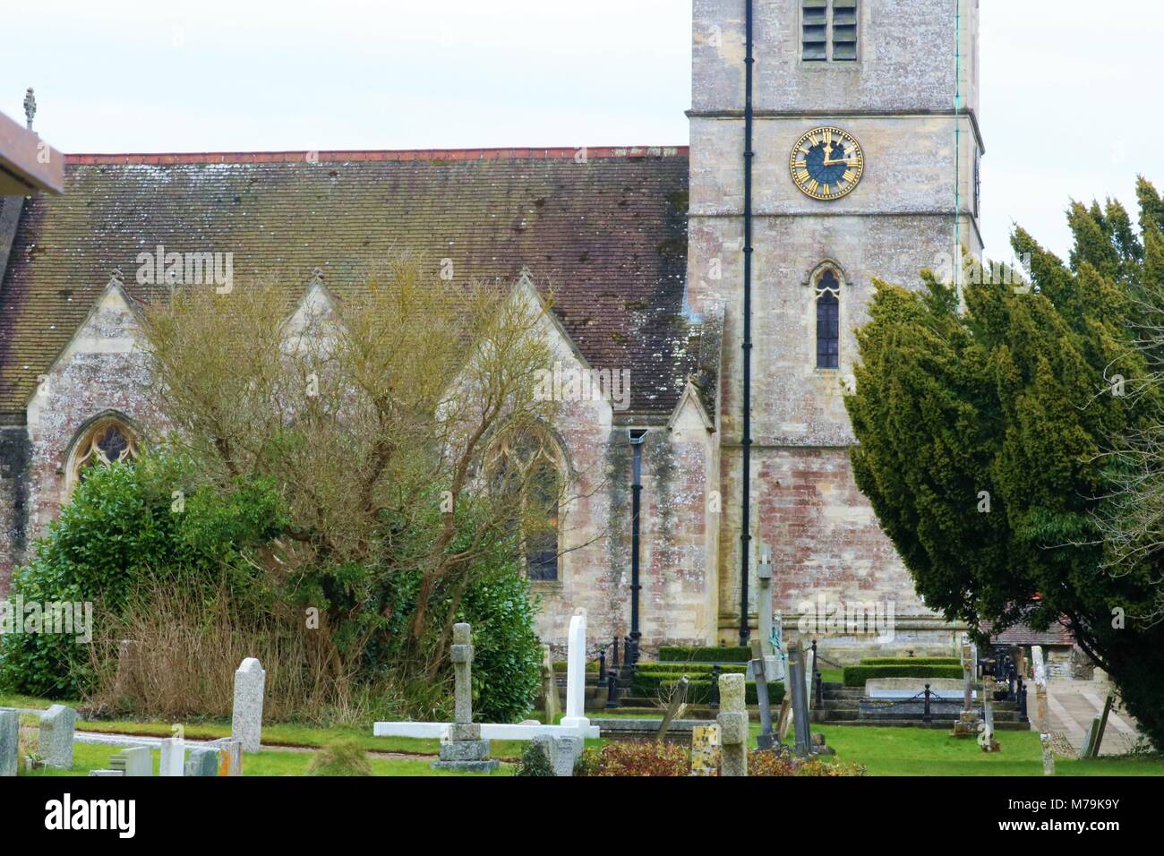 Schöne Kirche in Oxfordshire, UK Stockfoto