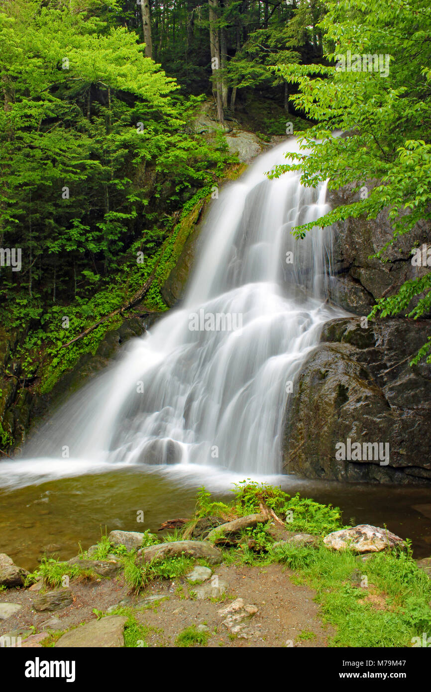 Vermont Wasser fällt Stockfoto