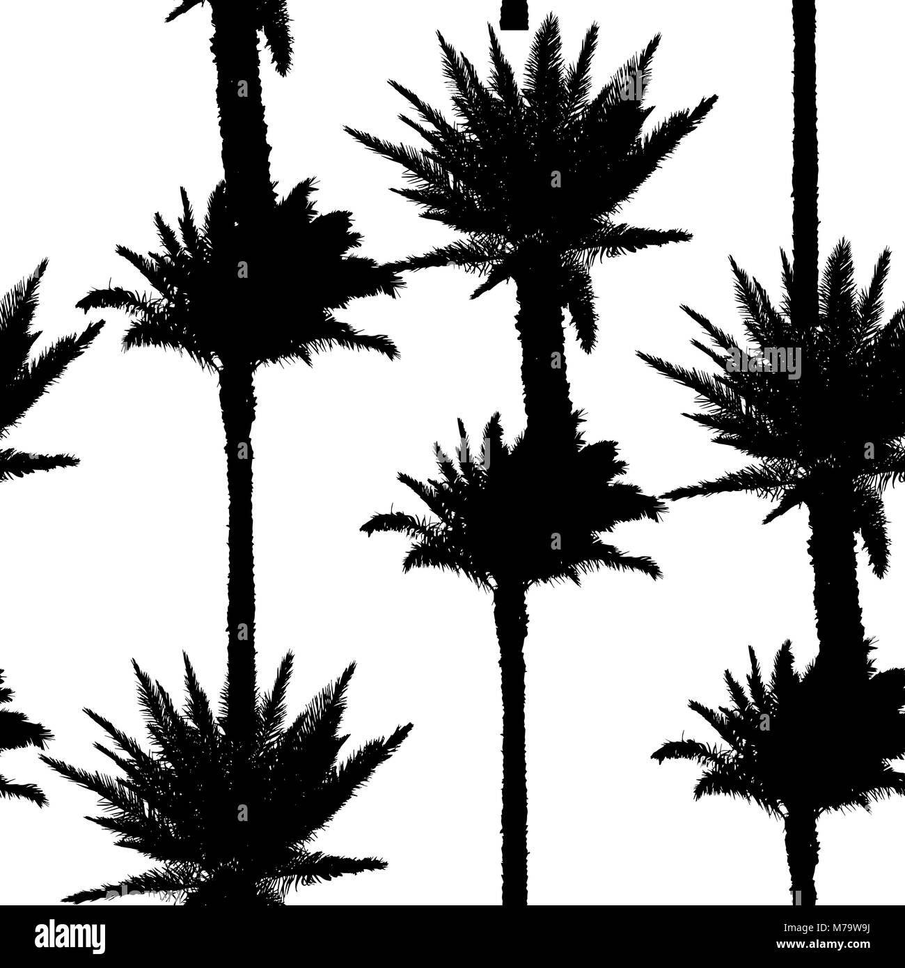 Palm Leaf Vektorgrafik Musterdesign Hintergrund Stock Vektor