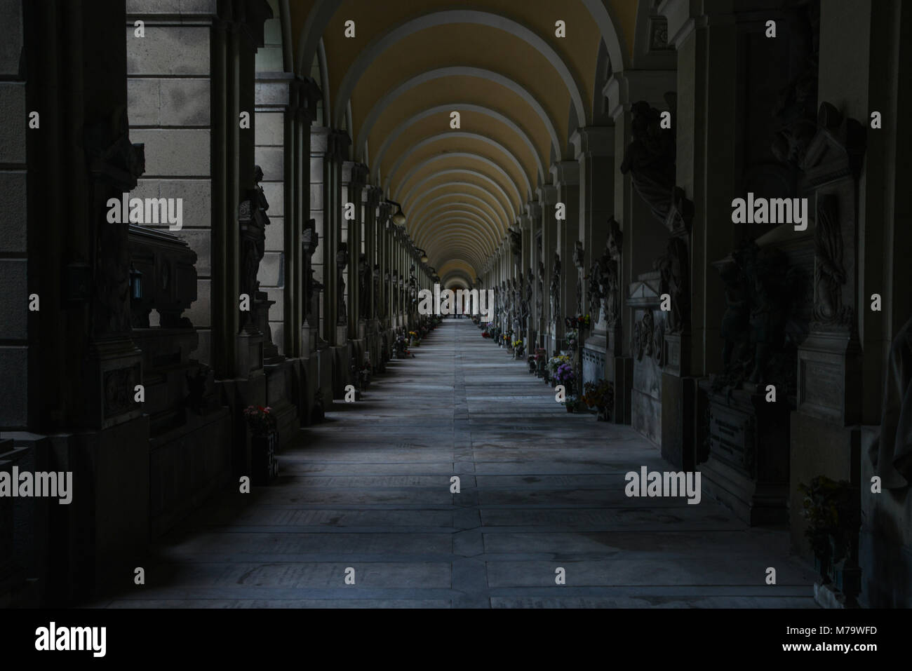 Staglieno Friedhof, Genua, Italien Stockfoto