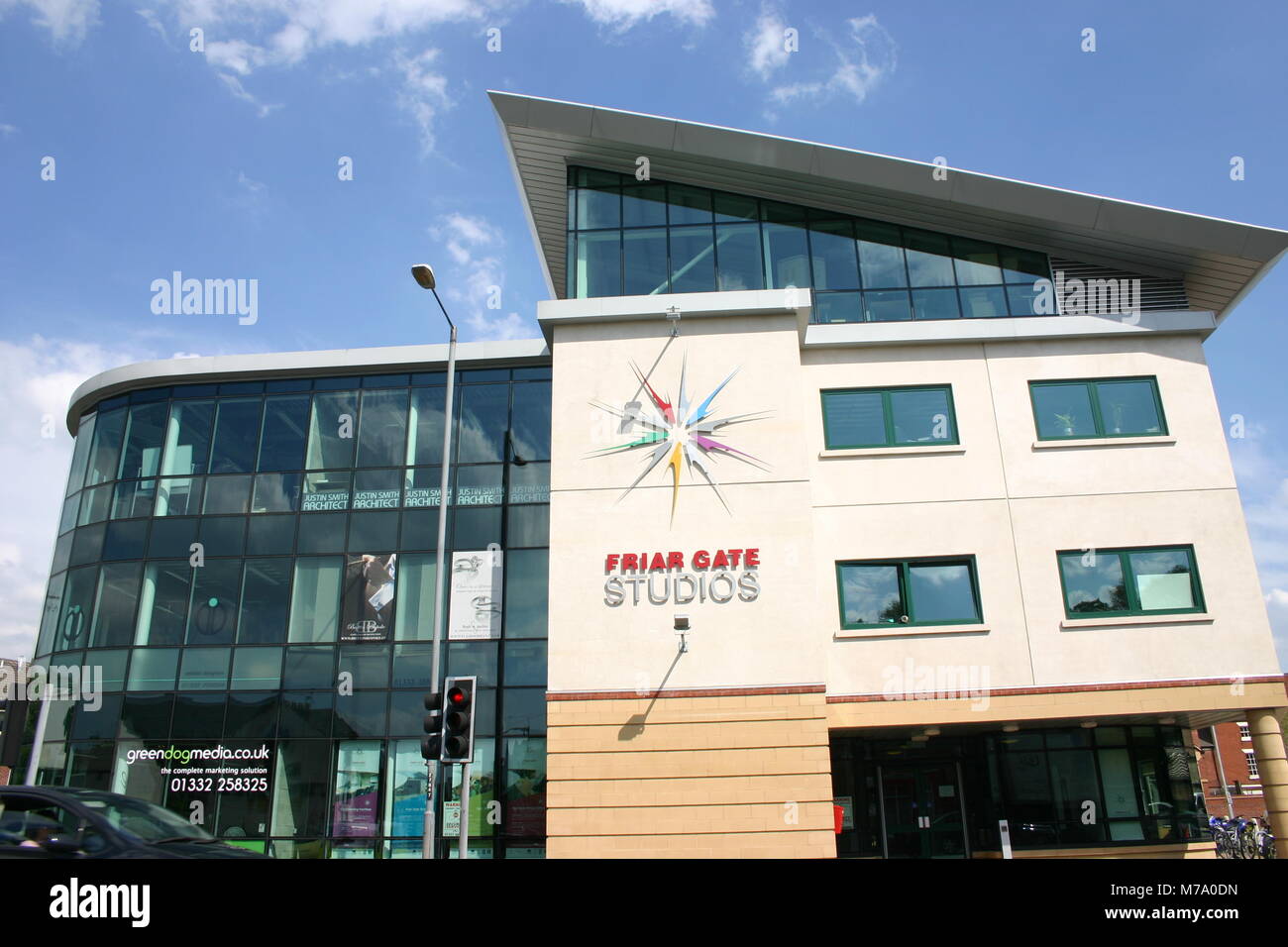 Creative Industries Hub, Friar Gate Studios, Derby City Centre Stockfoto