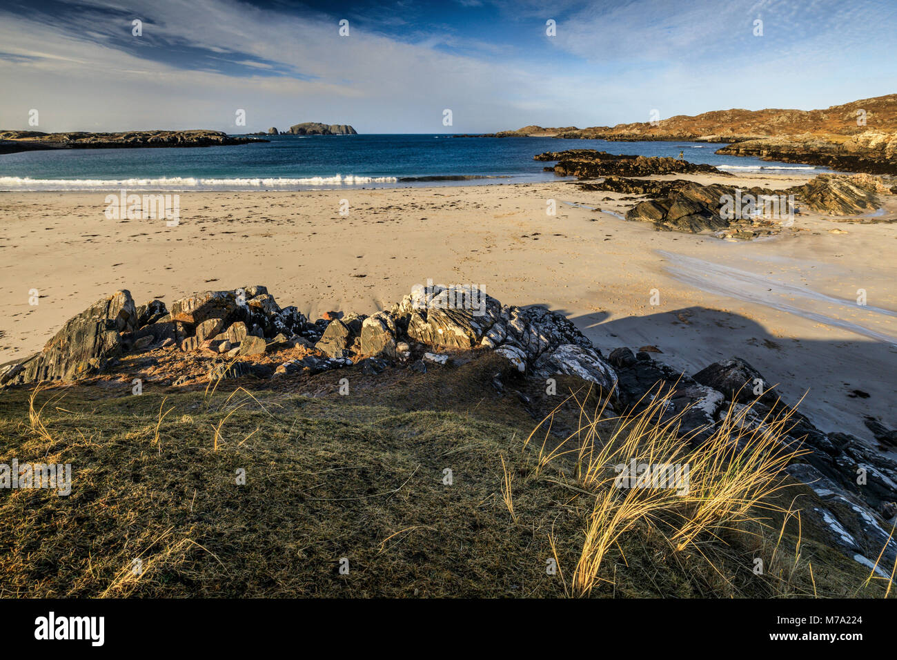 Bosta Strand, Insel Lewis, Äußere Hebriden, Schottland Stockfoto