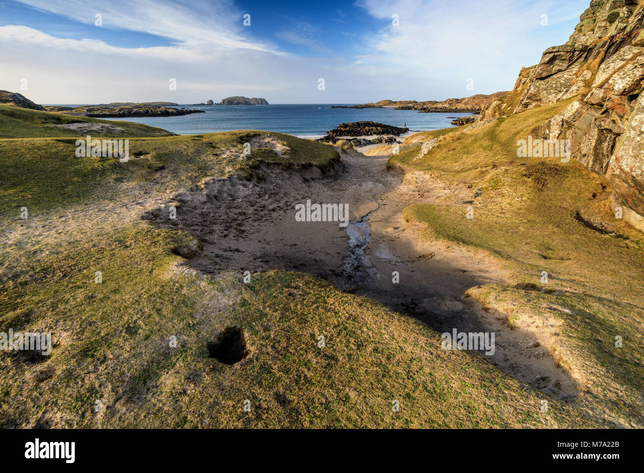 Bosta Strand, Insel Lewis, Äußere Hebriden, Schottland Stockfoto