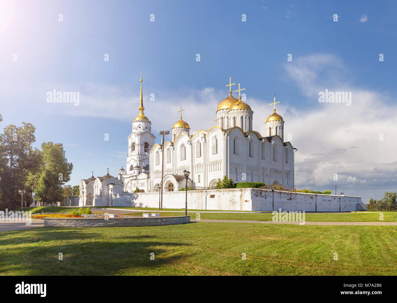 Das Heilige Mariä-Entschlafen Kathedrale. Wladimir, Russland Stockfoto