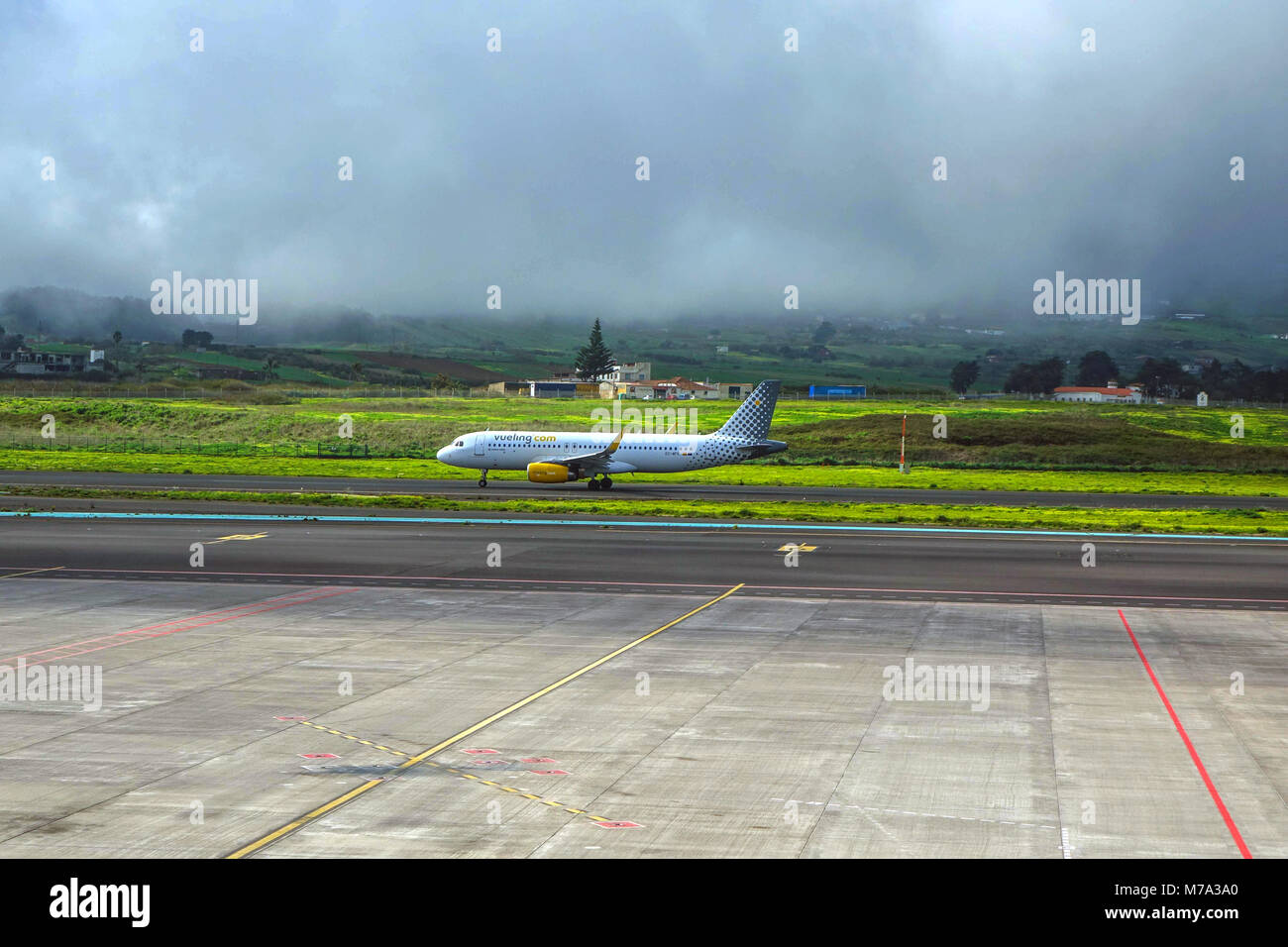 Teneriffa Nord Flughafen Norte, Santa Cruz, Kanarische Inseln Stockfoto