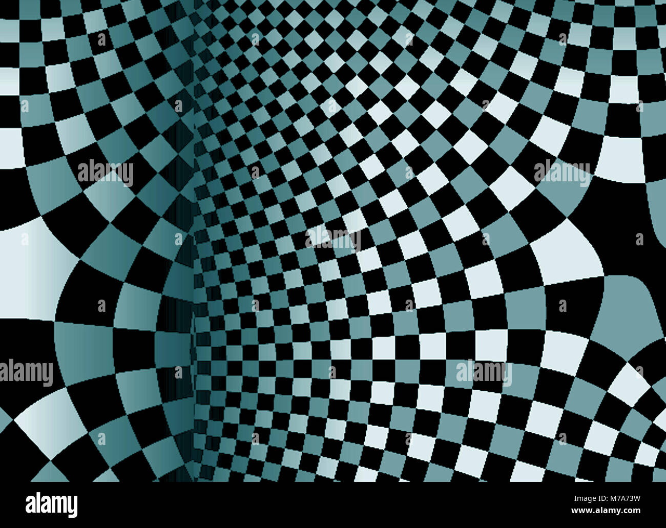 Abstrakte Werbung, Weiß, Blau und Schwarz gradient dekorativen Hintergrund Muster Stockfoto