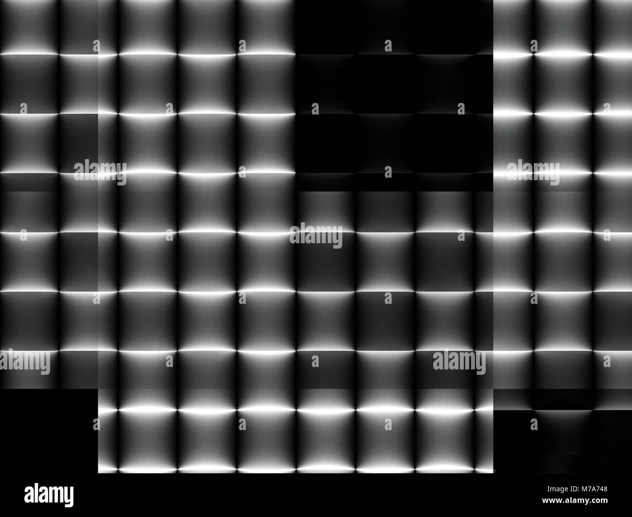 Abstrakte dynamische geometrische künstlerischen zeitgenössische Architektur monochromen Hintergrund Stockfoto