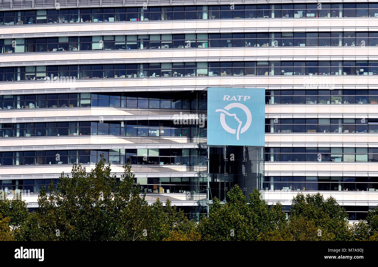 RATP-Hauptquartier Paris Frankreich Stockfoto RATP-Hauptquartier Paris Frankreich Stockfoto