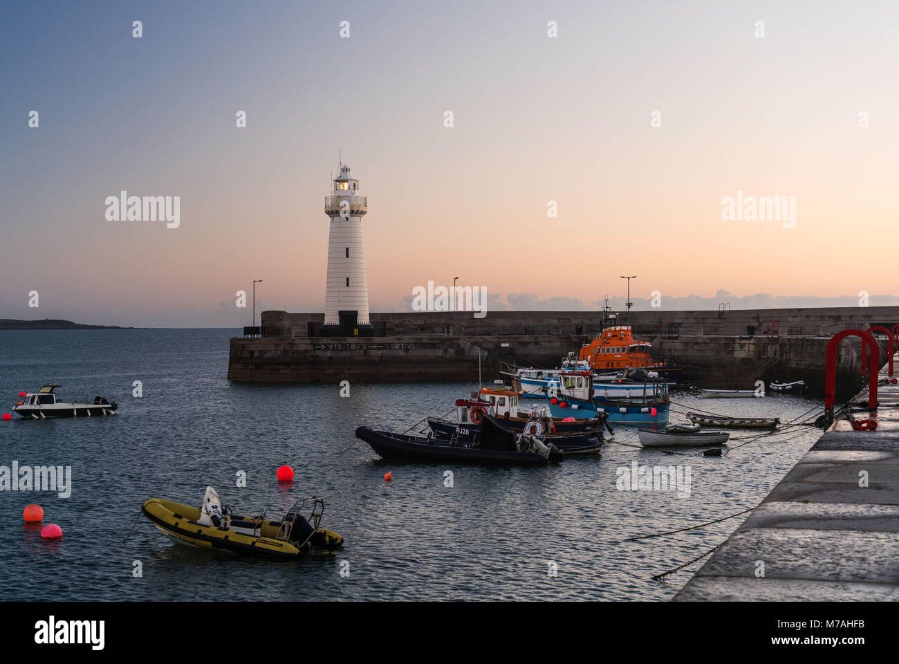 Donaghadee Leuchtturm Stockfoto