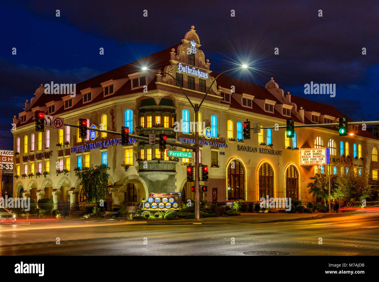 Die USA, Nevada, Clark County, Las Vegas, Paradise Road, Hofbräuhaus Las Vegas Stockfoto