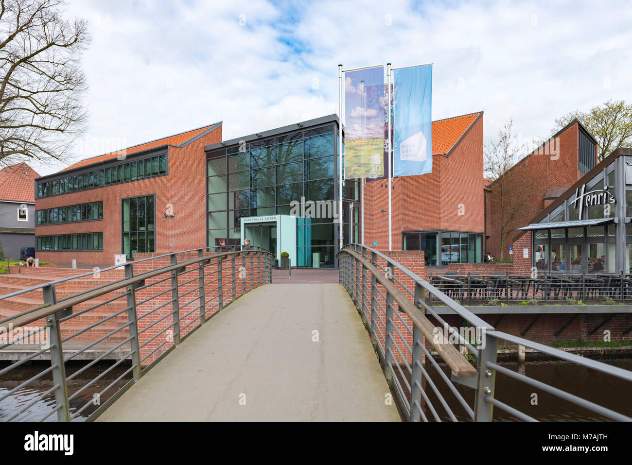 Deutschland, Niedersachsen, Ostfriesland, Emden, Kunsthalle (Stiftung Henri und Eske Nannen und Schenkung Otto van de Loo), Klinker Bauweise typisch für erstellten Gebäude des Architekten Ehepaar Friedrich und Ingeborg Spengelin, Stockfoto