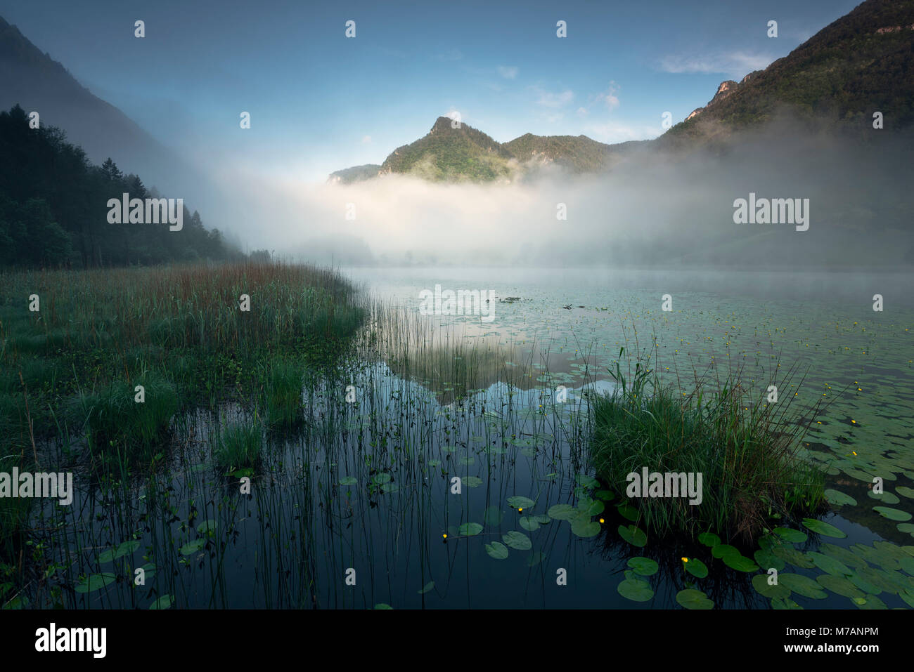 Lago d'Ampola, Trentino, Italien Stockfoto