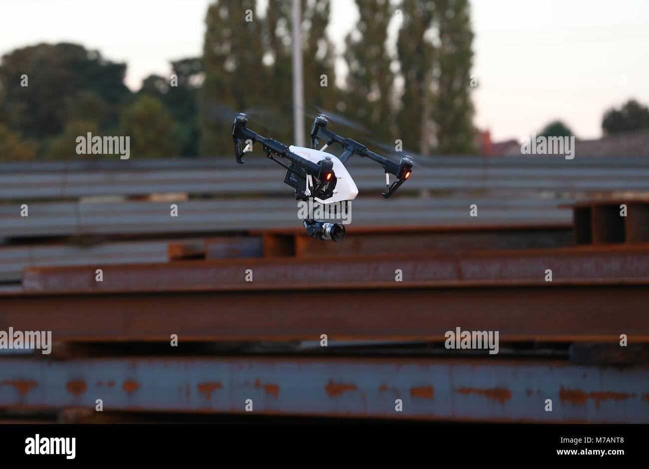 Rainham Stahl Depot in Scunthorpe, Nordengland. 23. September 2016 Bild von James Boardman Stockfoto