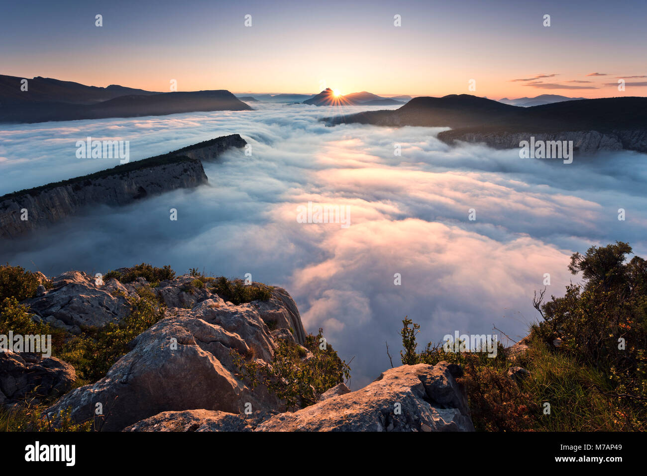 Grand Canyon du Verdon, Seealpen, Haute Provence, Frankreich Stockfoto