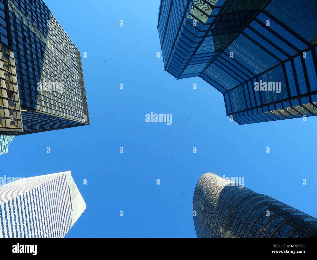 New York, NY 53. und Dritte, Lippenstift, Gebäude, entworfen vom Architekten John mitgliederboote und Architekten Philippe Johnson, mit Citicorp Building Design von Architekt Hugh Stubbings Stockfoto