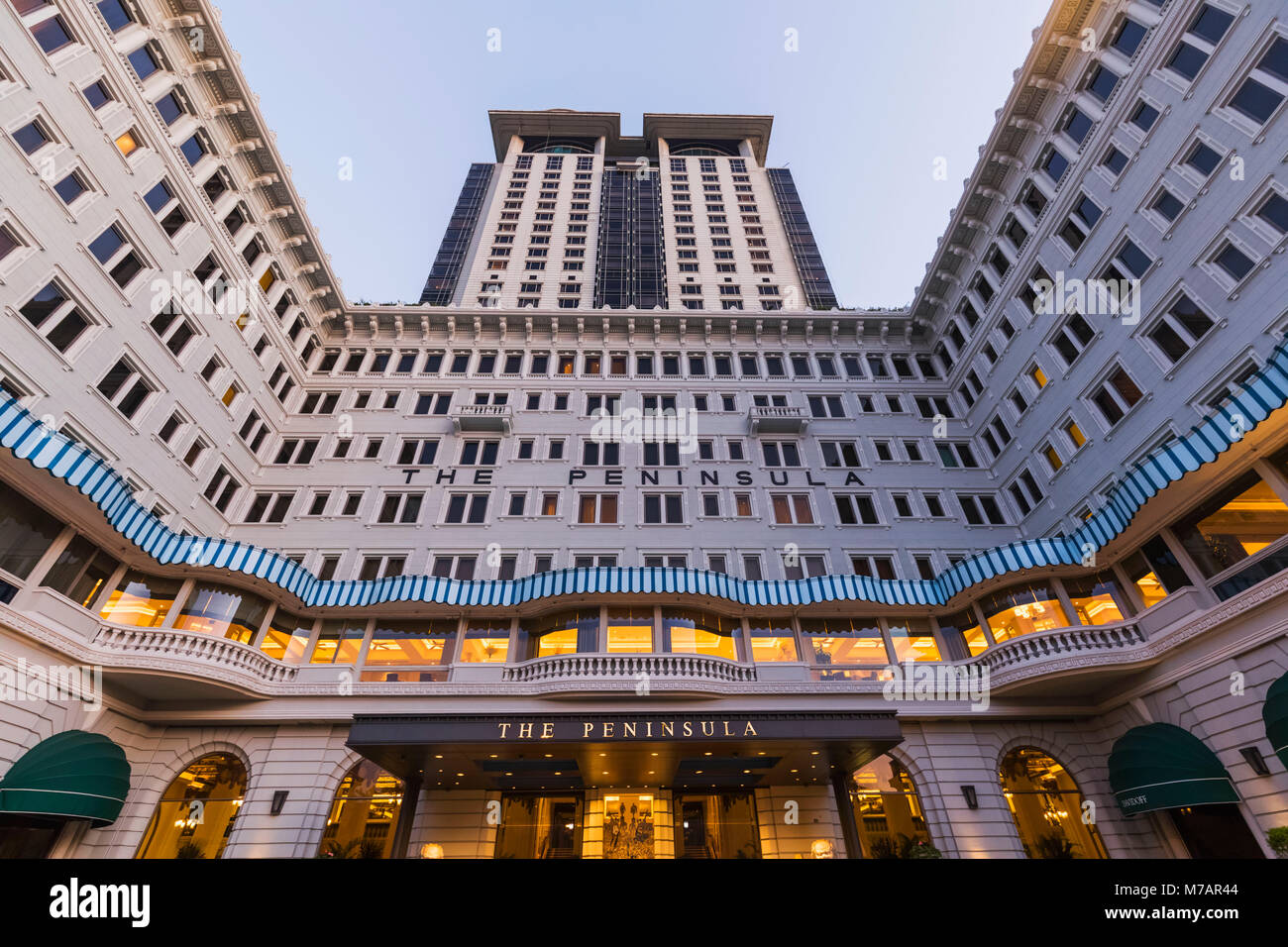 China, Hongkong, Kowloon, Peninsula Hotel Stockfoto