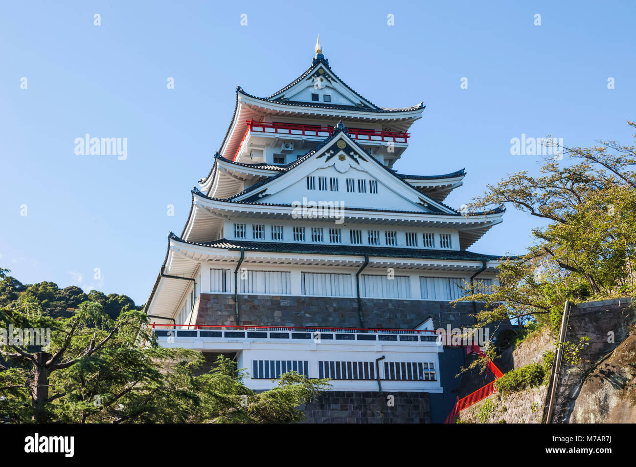 Japan, Honshu, Präfektur Shizuoka, Atami, Atami Schloss Stockfoto