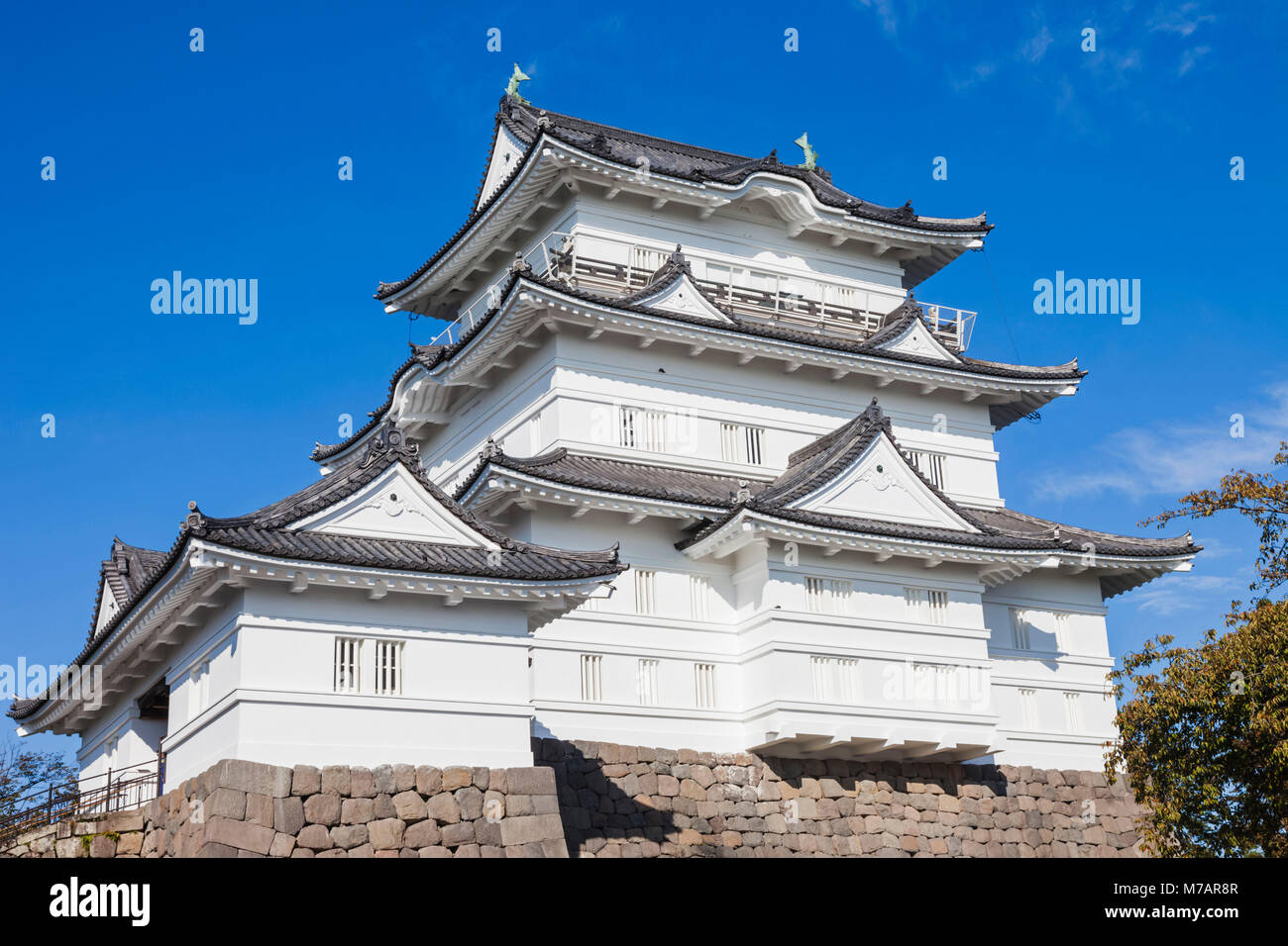 Japan, Honshu, Präfektur Kanagawa, Odawara, Burg Odawara, Turm der Burg Stockfoto