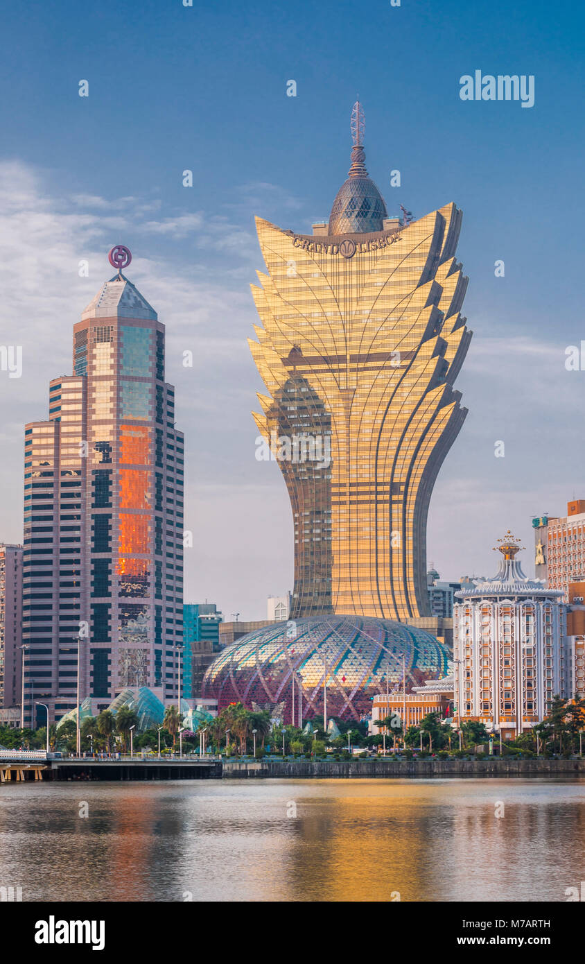 China, Macau City, Grand Lisboa Casino Stockfoto