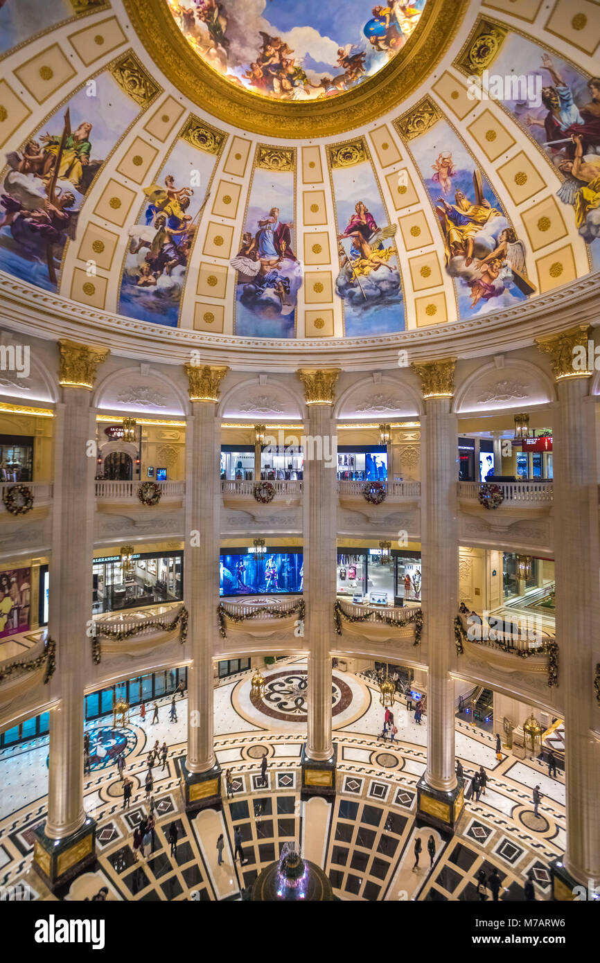 China, Macau City, Cotai, Paris Casino Stockfoto