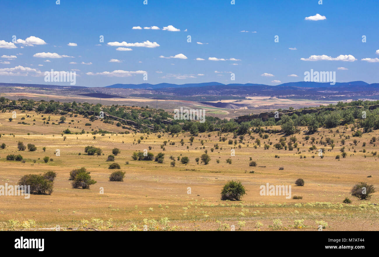 Spanien, Provinz Guadalajara, Landschaft Stockfoto