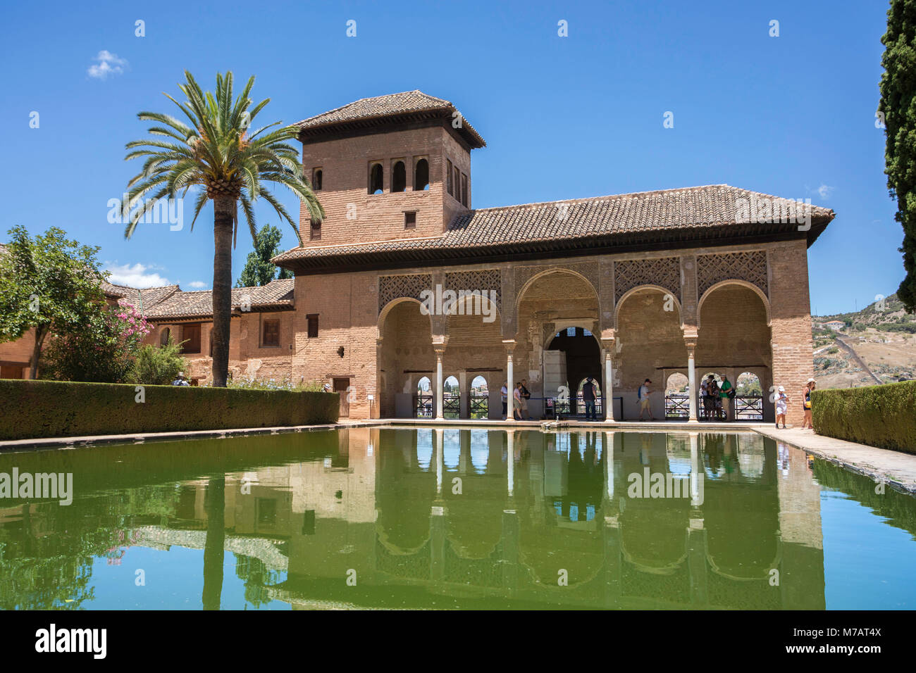 Spanien, Andalusien, Granada, Alhambra, UNESCO (W. H.), des Generalife Garten, Damas Turm Stockfoto