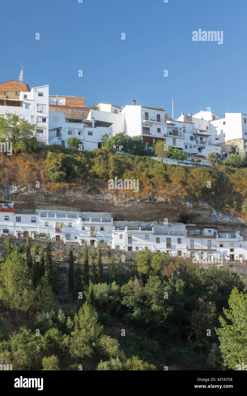 Spanien, Andalusien, Provinz Cadiz, Setenil Stadt Stockfoto