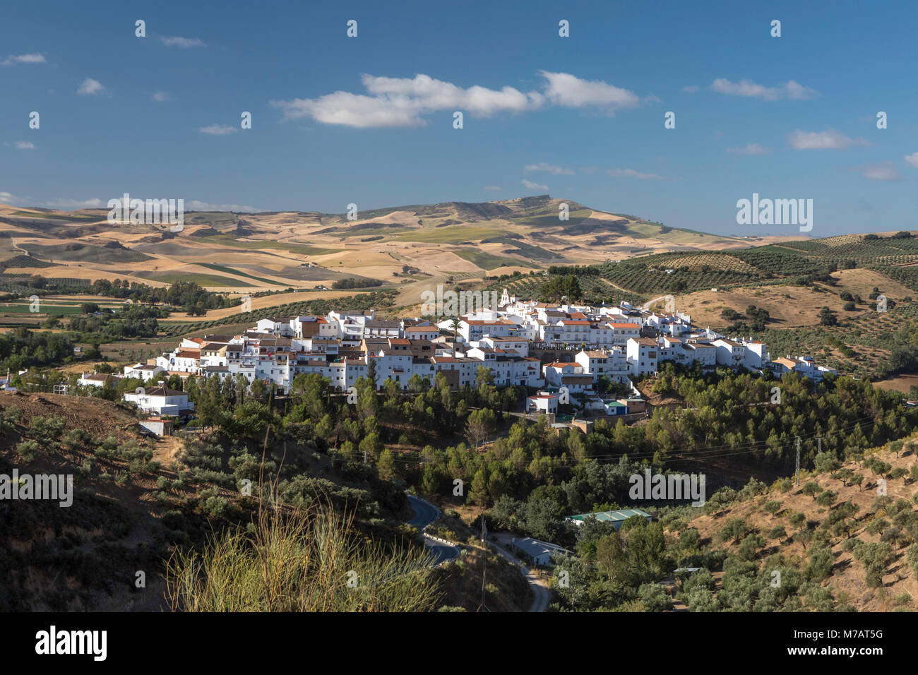 Spanien, Andalusien, Provinz Cadiz, Torre Alcahime Stadt Stockfoto