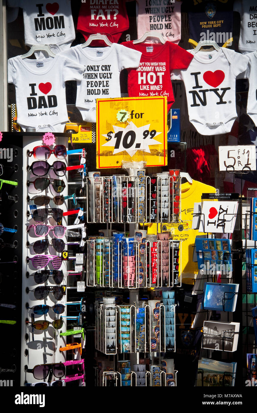 Marktstand Display, Fifth Avenue, Manhattan, New York City, New York State, USA Stockfoto