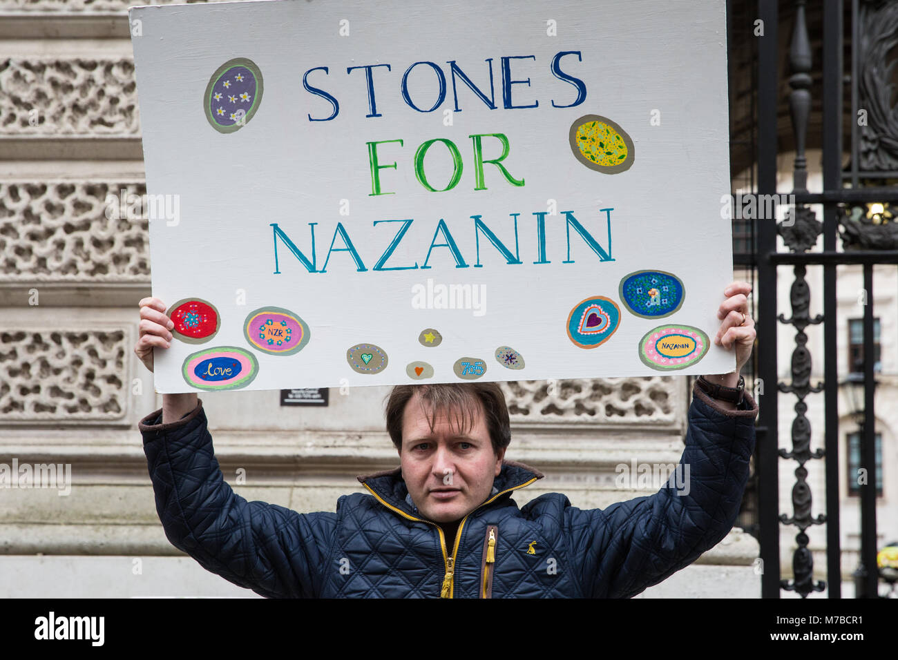 London Grossbritannien 10 Marz 2018 Richard Radcliffe Ehemann