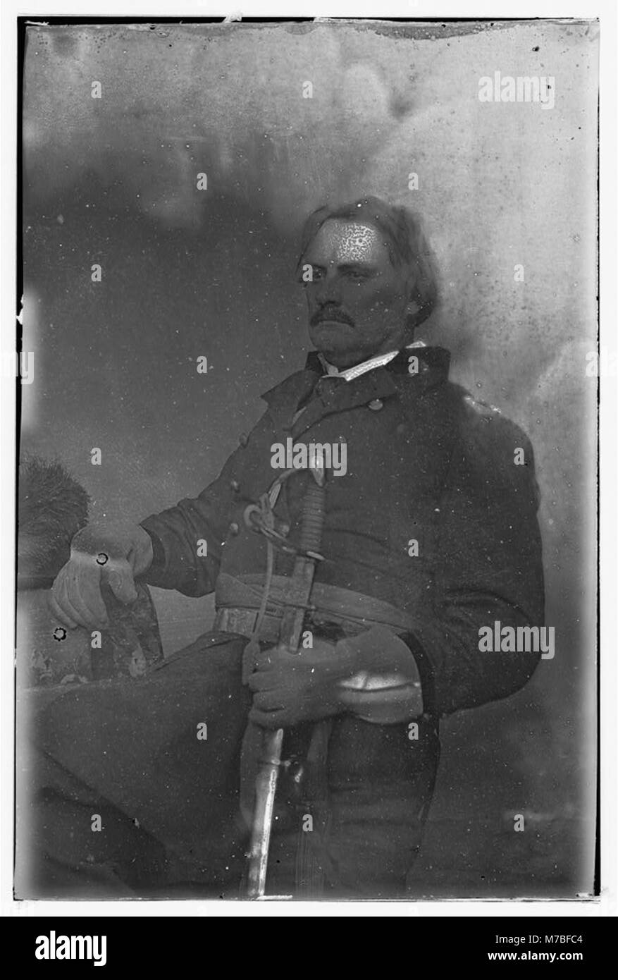 Brigadegeneral Israel B. Richardson wurde während der Schlacht von Antietam getötet, einer der wichtigsten Konfrontationen des Amerikanischen Bürgerkriegs. Dieses Foto erinnert an seinen Dienst und sein Opfer. Stockfoto