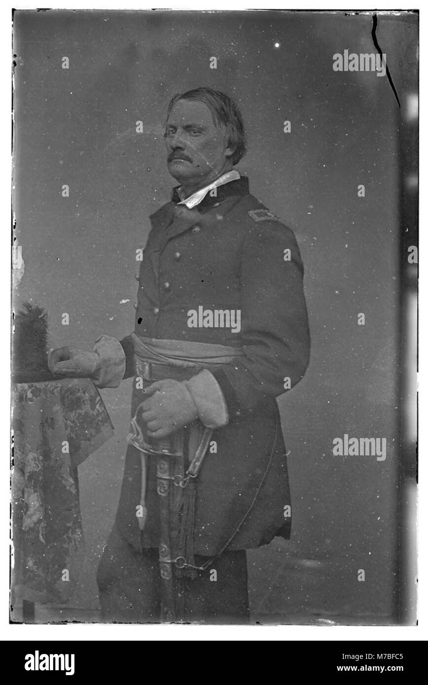 Brigadegeneral Israel B. Richardson, der während der Schlacht von Antietam, einem bedeutenden Bürgerkriegskonflikt, getötet wurde. Stockfoto
